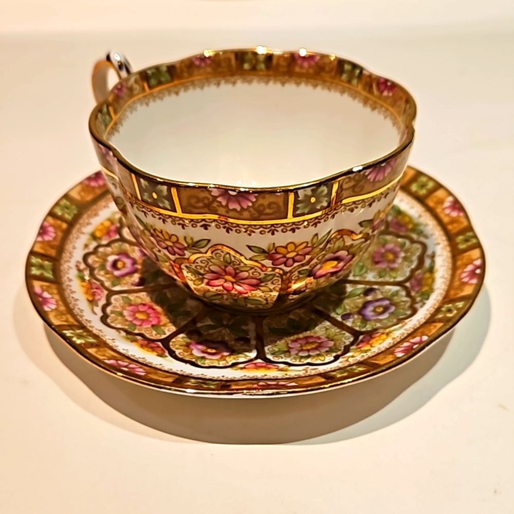 Royal Albert Crown China tea cup and sauce